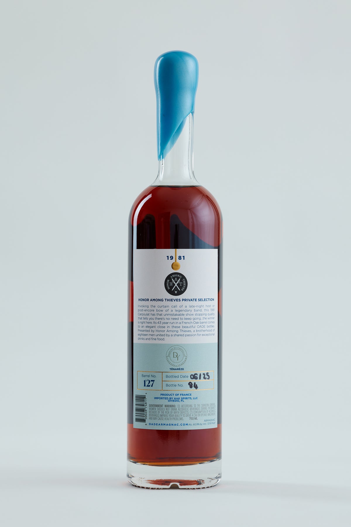 Domaine du Carpoulat 1981 "Thank You & Goodnight" Ténarèze Armagnac - Honor Among Thieves Private Selection