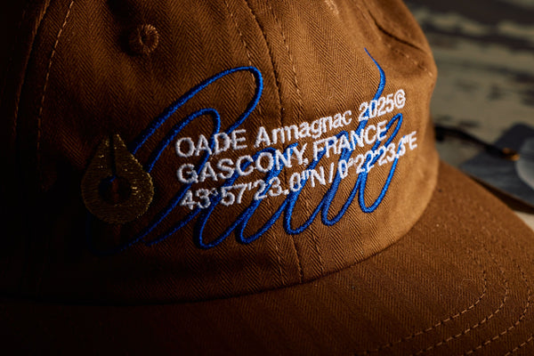 OADE x Dehen Unstructured Baseball Hat - Nicotine