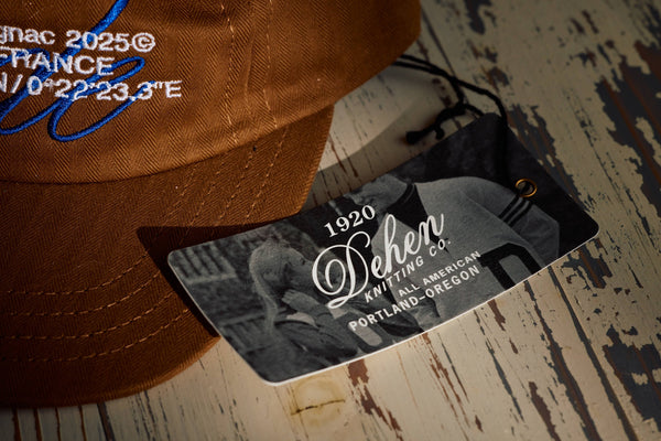 OADE x Dehen Unstructured Baseball Hat - Nicotine