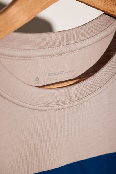 OADE Supima Cotton T-Shirt - Oyster (Cream)