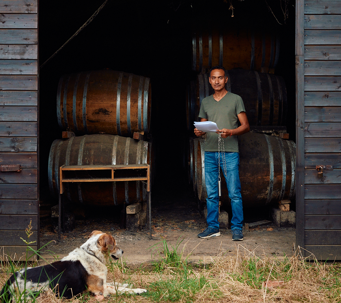 Domaine du Cardinat, an Armagnac producer in Sarragachies, France.